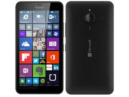 LCD display + sklíčko LCD + dotyková plocha pro Nokia Lumia 640 černý SWAP