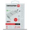 Swissten SMART IC nabíjecí USB adaptér 2x USB + nabíjecí kabel USB Type-C White