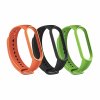 RhinoTech řemínky pro Xiaomi Mi Band 3 / 4 (3-pack černá, oranžová, zelená)