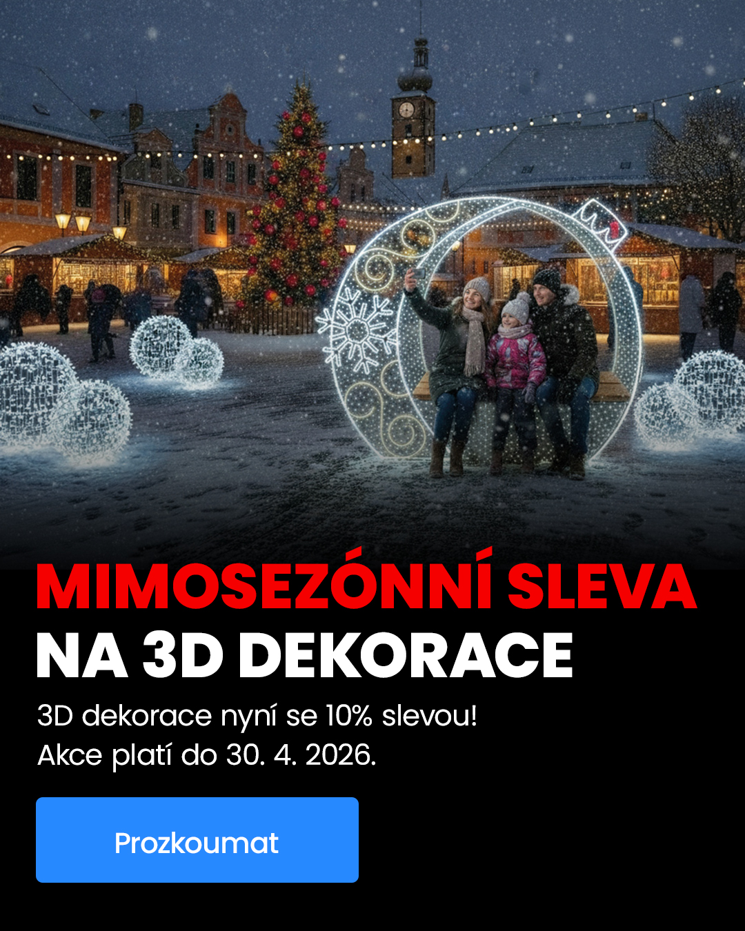 -10% sleva na 3d dekorace