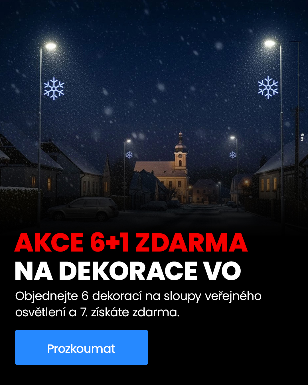 akce 6+1 zdarma na dekorace VO