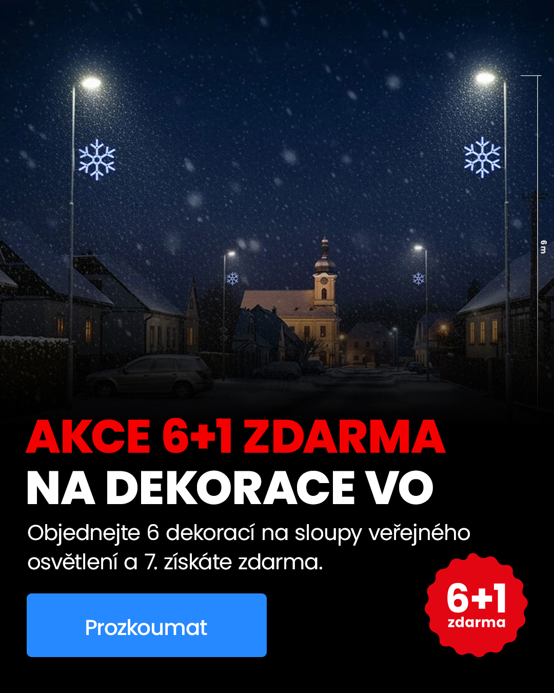 akce 6+1 zdarma na dekorace VO
