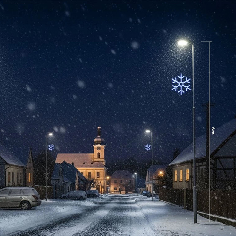 Dekorace na sloupy veřejného osvětlení