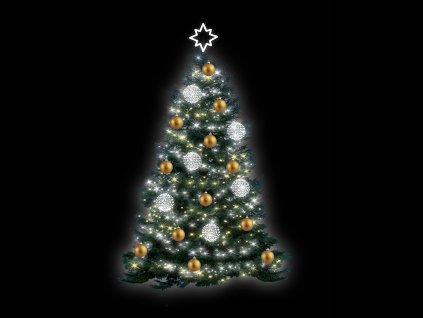 Zvýhodněný set pro vánoční stromy STORM , 5 m 1