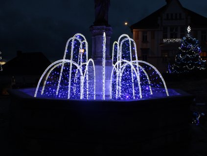 LED fontána 2 vanocni dekorace svetelna vyzdoba pro mesta obce - Svetelna vanocni vyzdoba pro mesta a obce