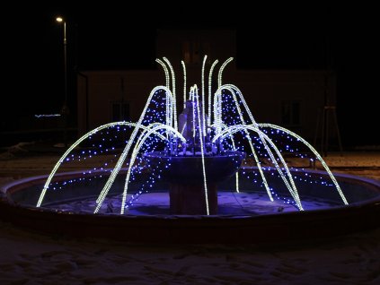 LED fontána1 vanocni dekorace svetelna vyzdoba pro mesta obce2 - Svetelna vanocni vyzdoba pro mesta a obce