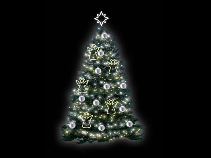 Zvýhodněný set pro vánoční stromy ANGEL, 15 m 1+1 (1) - Svetelna vanocni vyzdoba pro mesta a obce