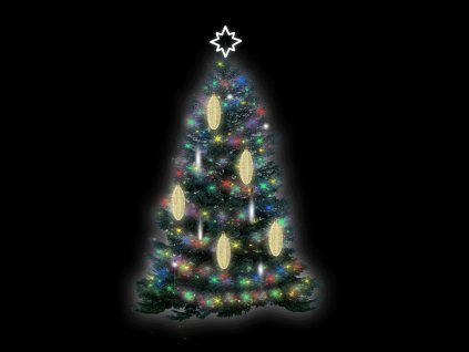 Zvýhodněný set pro vánoční stromy ELIPS, 5 m 0 - Svetelna vanocni vyzdoba pro mesta a obce