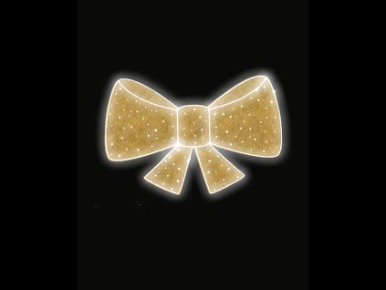 Vánoční LED Mašle, 60 x 40 cm 2 - Svetelna vanocni vyzdoba pro mesta a obce