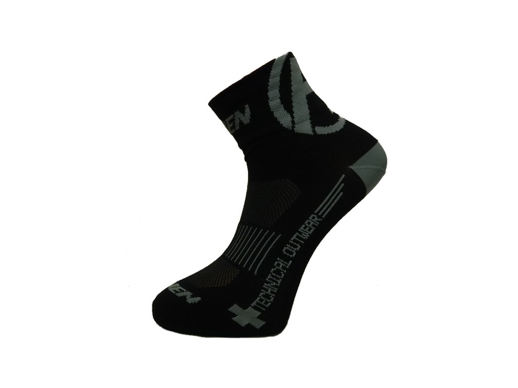 Ponožky HAVEN LITE Silver NEO black/grey 2 páry vel.