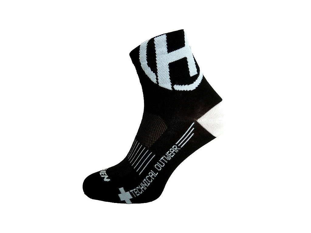 Ponožky HAVEN LITE Silver NEO black/white 2 páry vel.