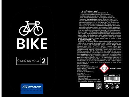 čistič FORCE rozprašovač 750 ml - modrý