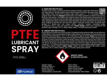 mazivo-sprej FORCE PtFe 200ml