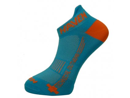 Ponožky HAVEN SNAKE Silver NEO blue/orange 2 páry vel.