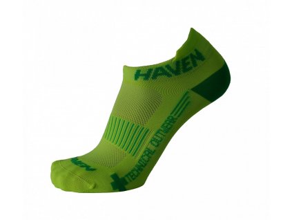 Ponožky HAVEN SNAKE Silver NEO yellow/green 2 páry vel.