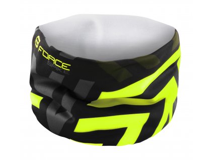 šátek FORCE SPIKE jaro/podzim, černo-fluo