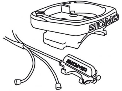 kabeláž SIGMA computeru s kompletní  (BC 509-1609) UNI
