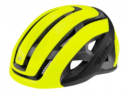 přilba FORCE NEO, fluo-černá, (velikost  S-M)