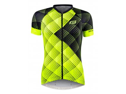 dres FORCE VISION LADY kr. rukáv, fluo