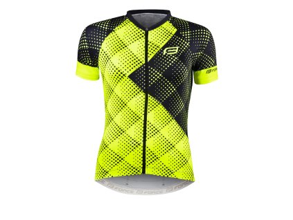 dres FORCE VISION LADY kr. rukáv, fluo (velikost  XS)