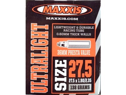 duše MAXXIS Ultralight 27.5"x1.90-2.35 (48/60-584) FV/40mm