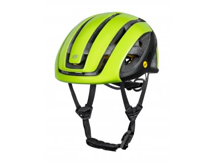 přilba FORCE NEO MIPS, fluo-černá, (velikost  S-M)