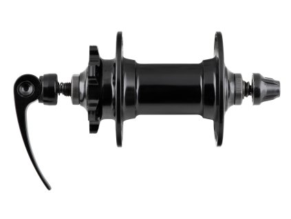 náboj přední FORCE 6D-62 ložiskový, 32d,černý (použití Přední, počet děr 32 děr, typ brzdy disková)