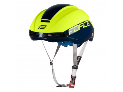 přilba FORCE ORCA MIPS,fluo-modrá, (velikost  S-M)