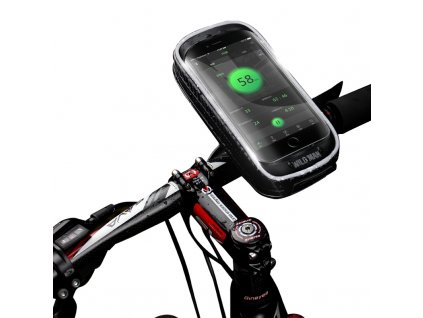 wild man h16 plus handlebar frame mobile phone bag 6 6 5inch black