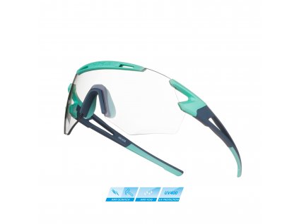 brýle F ARCADE,mint-stormy bl., fotochrom. skla