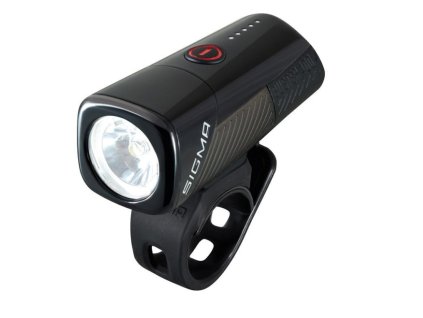 světlo přední SIGMA BUSTER 400 USB, černé (umístění Přední, baterie USB dobíjecí, svítivost větší než 110LM)