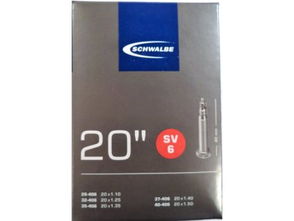 duše SCHWALBE SV6 20"x1.10-1.50 (28/40-406) FV/40mm