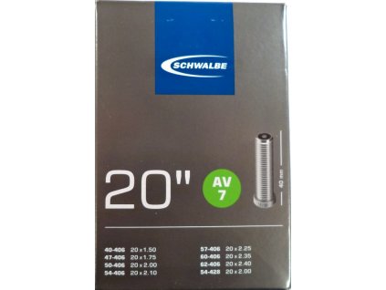 duše SCHWALBE AV7 20"x1.50-2.00 (40-406/54-428) AV/40mm