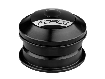 řízení FORCE AHEAD 1 1/8" polointegr. Al, černé (průměr 1 1/8 palce, typ polointegrované, sloupek A-head)