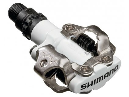 pedály SHIMANO SPD PD-M520W bílé s kufry SM-SH51 v krabičce