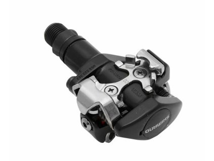 pedály SHIMANO SPD PD-M505L černé s kufry SM-SH51 v krabičce