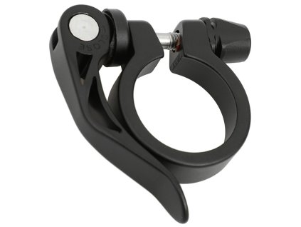 sedlová objímka BASIC 34,9 mm rychloupínací matná černá (Barva černá, Velikost 31,8 mm)