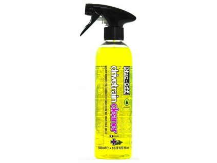 čistič MUC-OFF Bio Drivetrain Cleaner 500 ml - Silně odmašťující bio čistič na řetězy (Velikost E-bike)