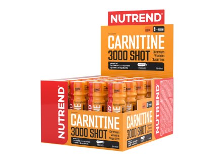 Carnitine 3000 Shot, 20x 60 ml box, pomeranč