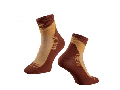 ponožky FORCE DUNE, hnědé S-M/36-41 (velikost  S-M)