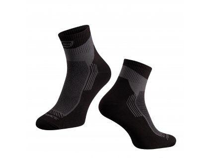 ponožky FORCE DUNE, šedo-černé S-M/36-41