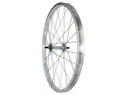 zapletené kolo 20" přední Zinek Fe Al (Barva stříbrná, Velikost 20")