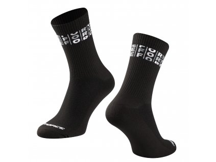 ponožky FORCE MESA, černé S-M/36-41 (velikost  S-M)