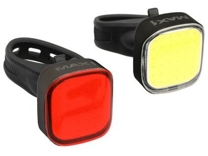 sada blikaček MAX1 Sirius USB černá (Barva černá, Velikost dobíjecí)