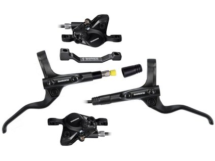 brzda kotoučová SHIMANO MT201, p+z (1000+1700 mm), adaptér, komplet bez kotoučů