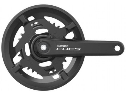 kliky SHIMANO Cues FC-U4010-2, 170mm, 46-30 zubů, černé, 11,10,9 speed, s ložisky (Barva černá, Velikost 36-22z)