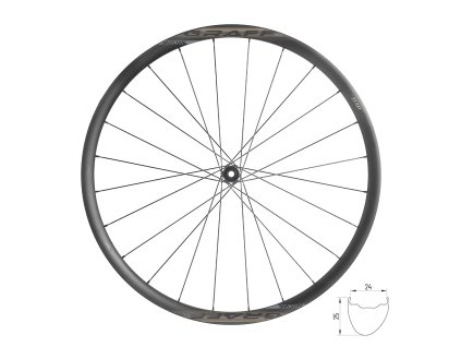 kola gravel MICHE GRAFF XL SH 25 plášťová, Alloy