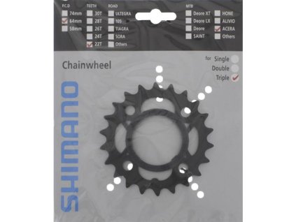 převodník 22z Shimano Acera FC-M361 3x7/8 4 díry