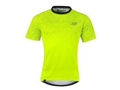 dres FORCE CITY, fluo-černý (velikost  M)