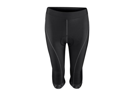 kalhoty F LADY BIKE 3/4 do pasu s vl, černé (velikost  S)